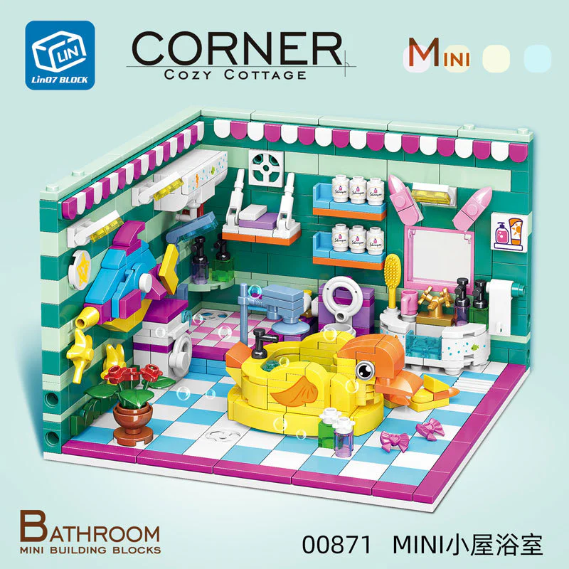 Cozy Corner: MINI Cozy Cabin Bathroom 哲高 ZHEGAO 00871 image 1