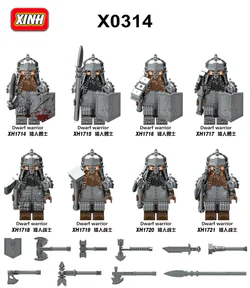 Miniature Human Soldier: Dwarven Warrior