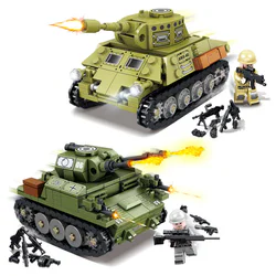"Triumphant Era Mighty Army: Armor Heavy Cannon 2-variant Combination of AMX-40 Main Battle Tank, Light-Type Flamethrower Tank"