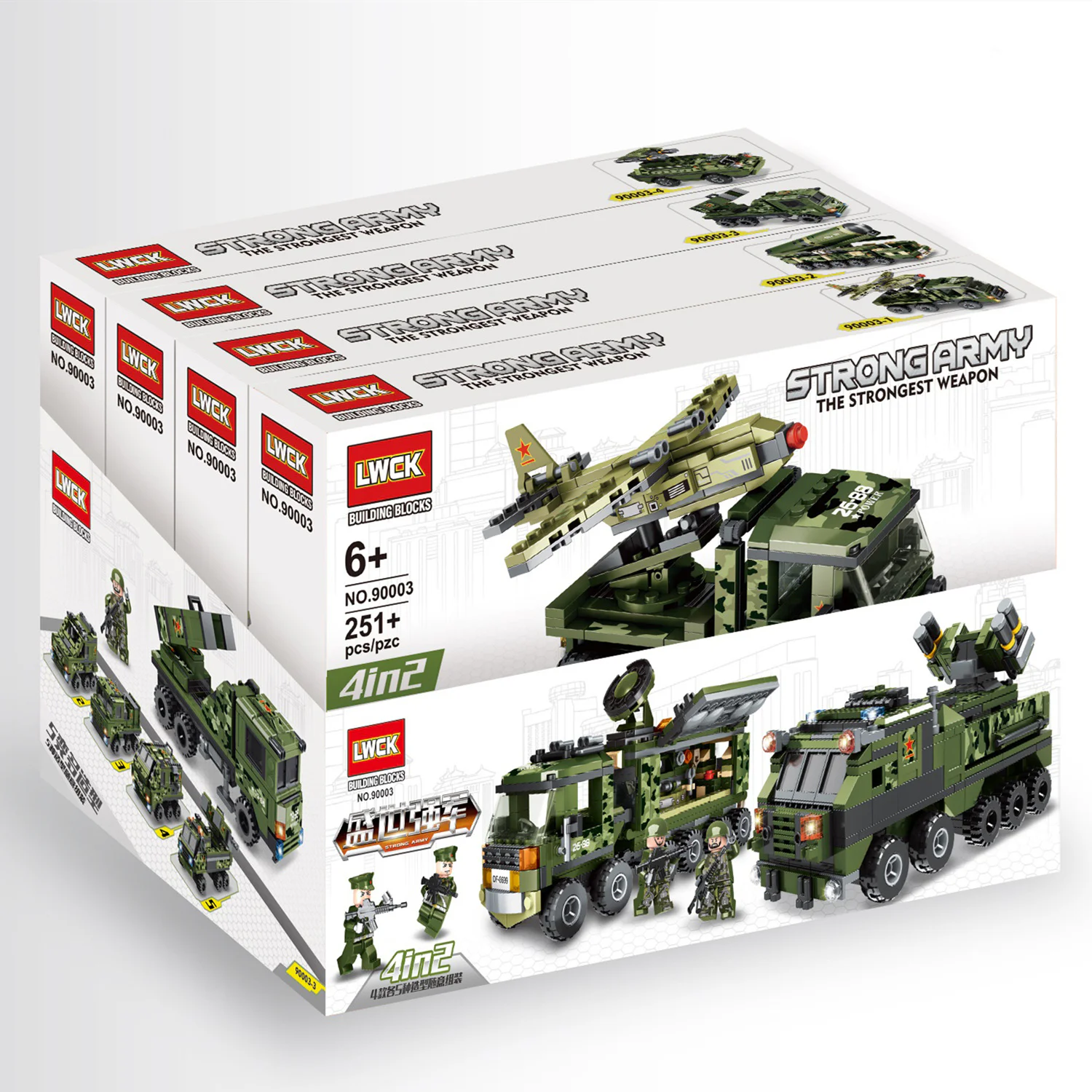 Queen's Power Forces: anti-tank missile vehicles 乐玩创客LWCK 90003 image 2