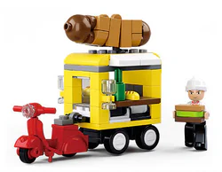 Simulated City: Hot Dog Food Cart