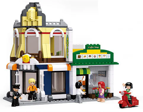 Simulation City: Coffee Shop & Hotel 小鲁班 Sluban M38-B0575