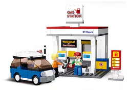 Model cities: gas stations