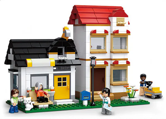 Simulated City: Banya & Luwei's Apartment 小鲁班 Sluban M38-B0573