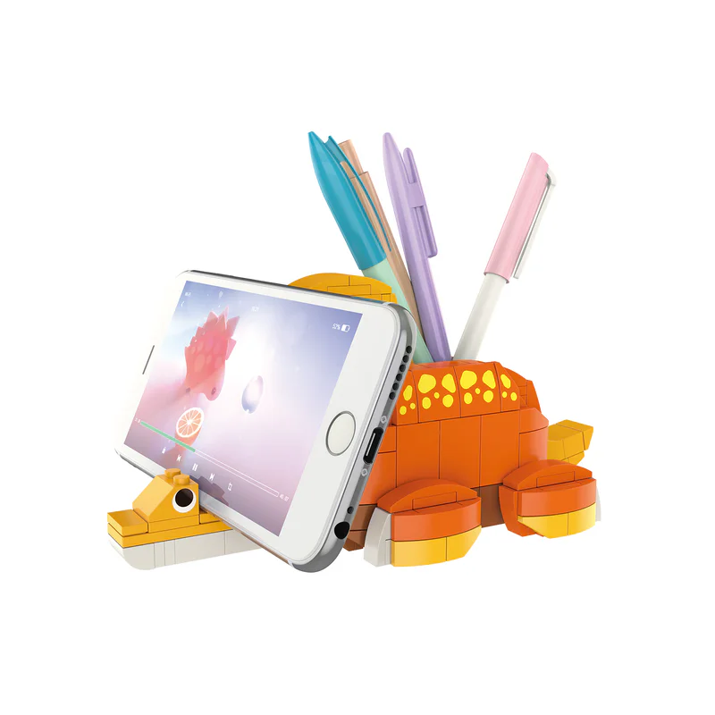 Desktop superstition: Silent Wrestler (cell phone & pen) 佳奇积木 JAKI JK5106 image 1