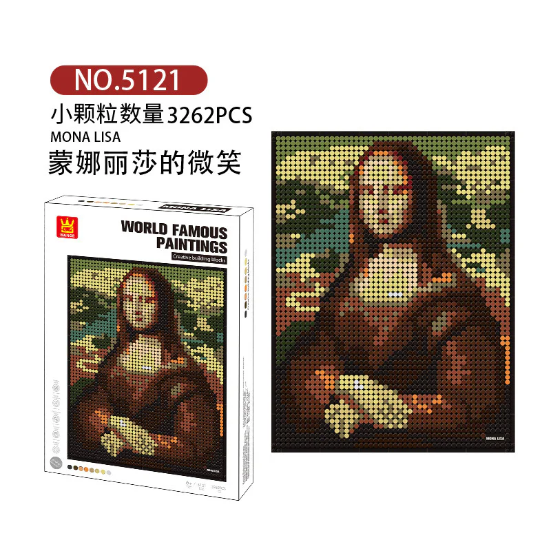 World painting: the smile of Mona Lisa 万格 WANGE/乐博士 Dr.Luck 5121
