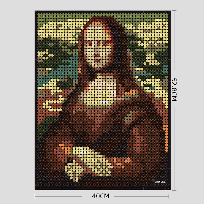 World painting: the smile of Mona Lisa 万格 WANGE/乐博士 Dr.Luck 5121 image 2
