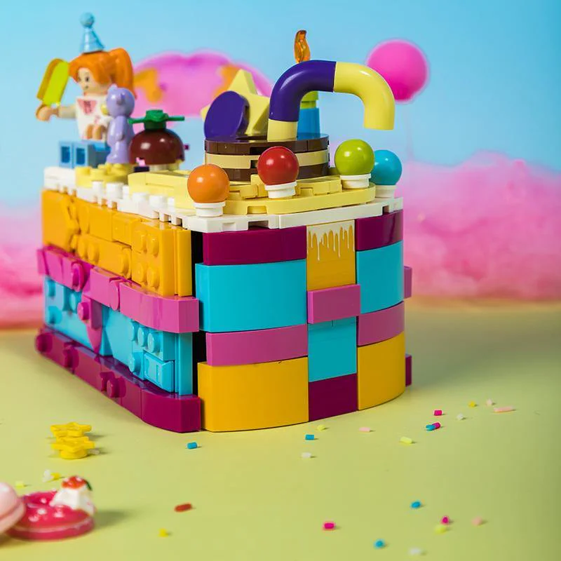 Childlike Interaction: Birthday Cake 拼奇积木 Pantasy 61005 image 3