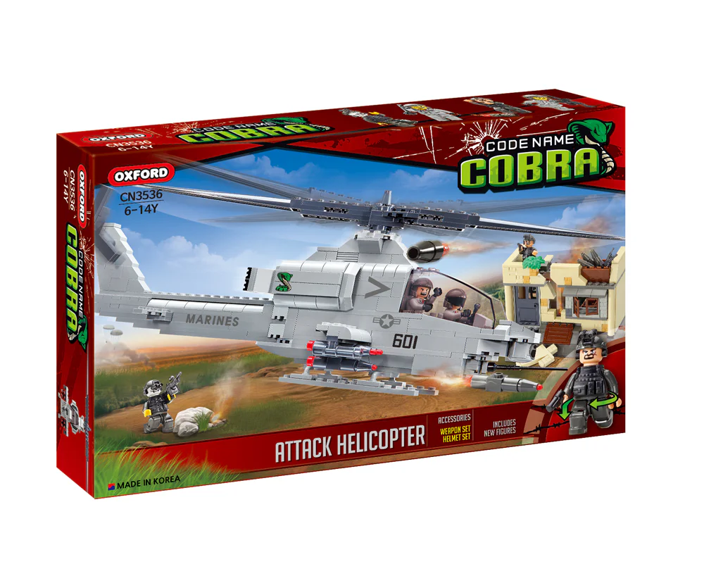 Attack helicopter 小牛津 OXFORD CN3536