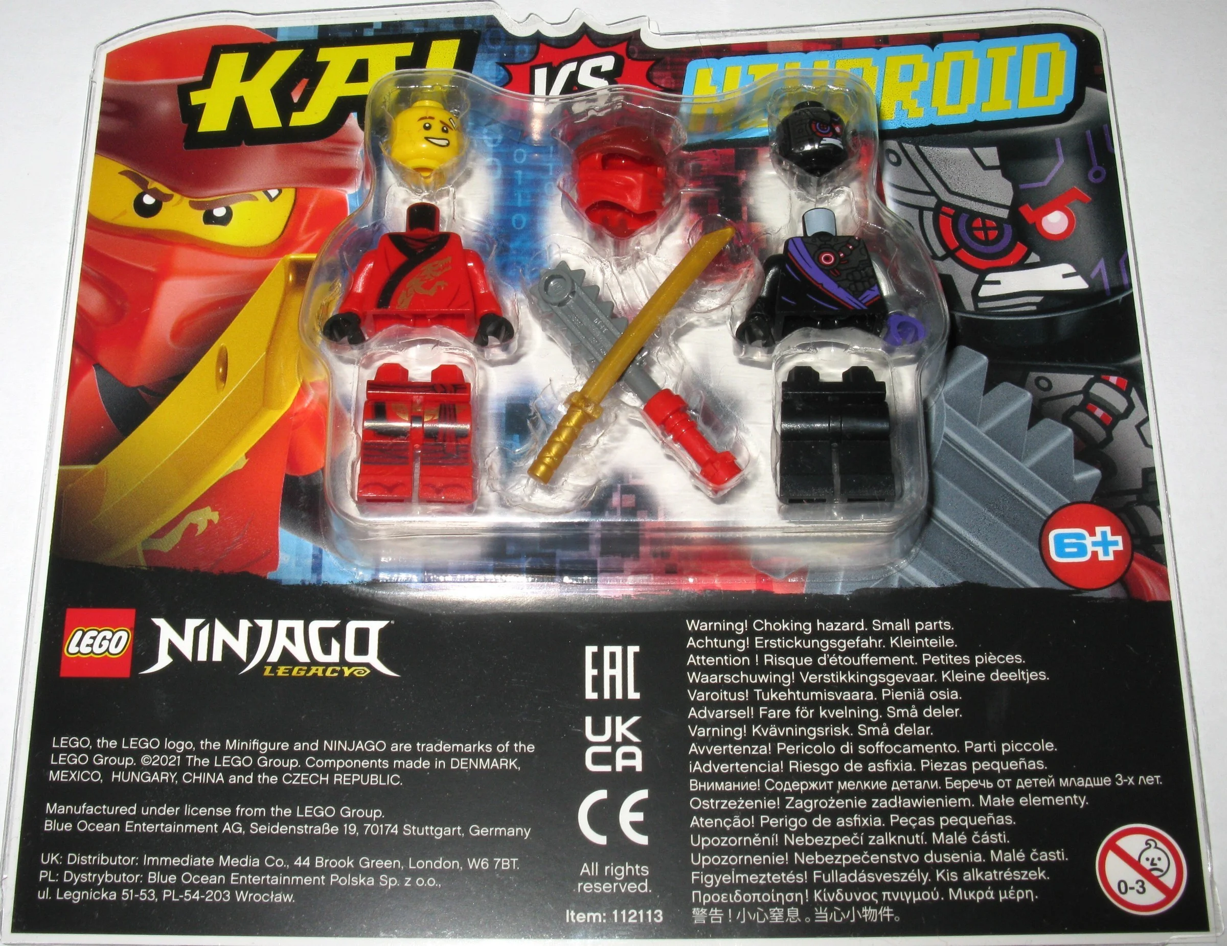 Kai battles a ninja robot. 乐高 LEGO 112113 image 1