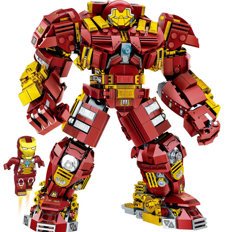 IRON MAN ANTI-HULK ARMORED MK-44 POWER ARMOUR 1:24 COLLECTION 乐玩积木LW 2051