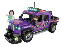 Violet off-road car