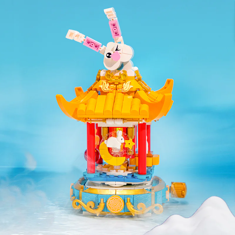 Mid-Autumn Rabbit Lamps 拼奇积木 Pantasy 18008 image 1