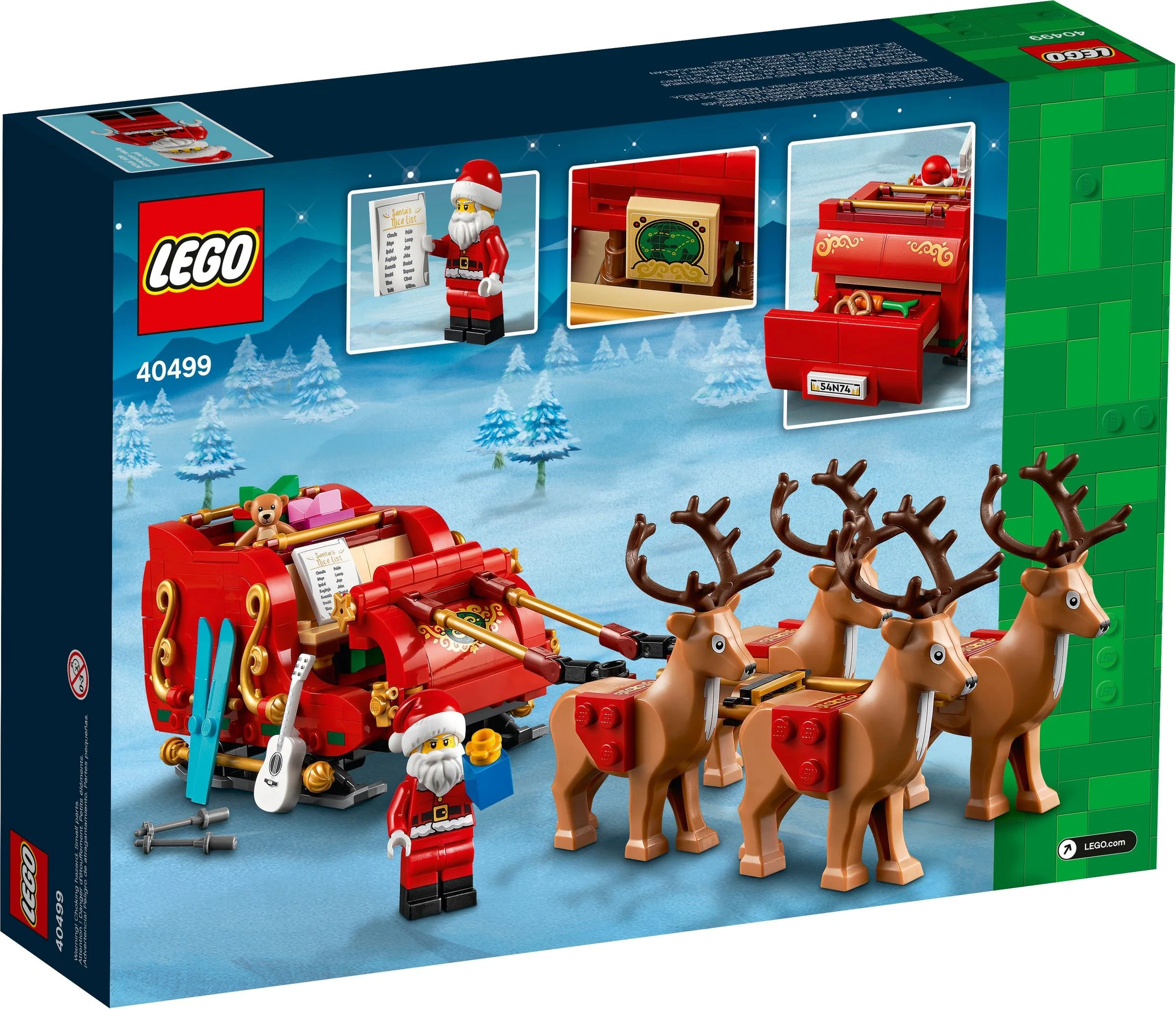 Santa's sleigh 乐高 LEGO 40499 image 5