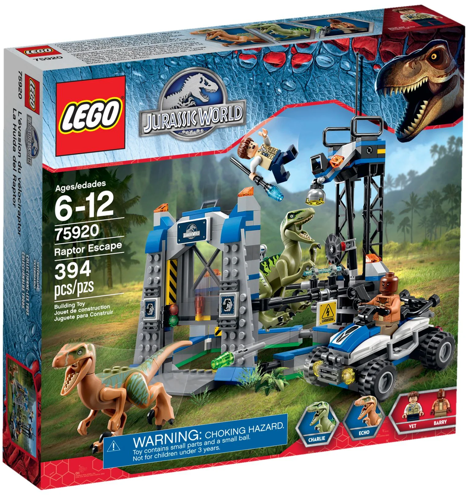 Jurassic World: The Raptor escaped 79180 image 1