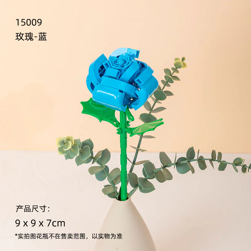 Roses: Pink, Red, Blue 拼奇积木 Pantasy 15008 image 3