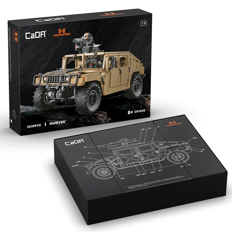 HUMMER H1 MILITARY LAND CRUISER 1:8 咔搭 CaDA/双鹰 DoubleE C61036 image 2