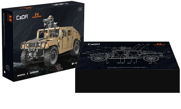 HUMMER H1 MILITARY LAND CRUISER 1:8 咔搭 CaDA/双鹰 DoubleE C61036 image 8