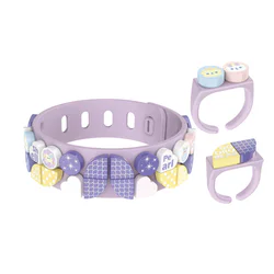 Limited Edition JAKI × Mochi Bear Co-Brand Wristwatch, 4 Varieties: Star Sea Shell, Star Sea Travel Journal, Halloween, and Multi-Muscle Sports Meeting.