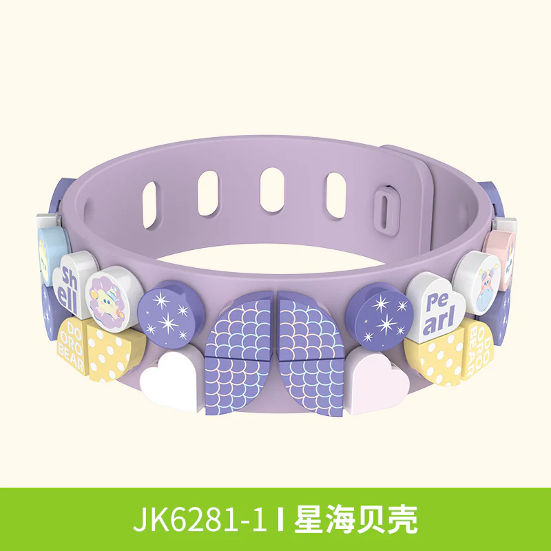 Limited Edition JAKI × Mochi Bear Co-Brand Wristwatch, 4 Varieties: Star Sea Shell, Star Sea Travel Journal, Halloween, and Multi-Muscle Sports Meeting. 佳奇积木 JAKI JK6281-2 image 1