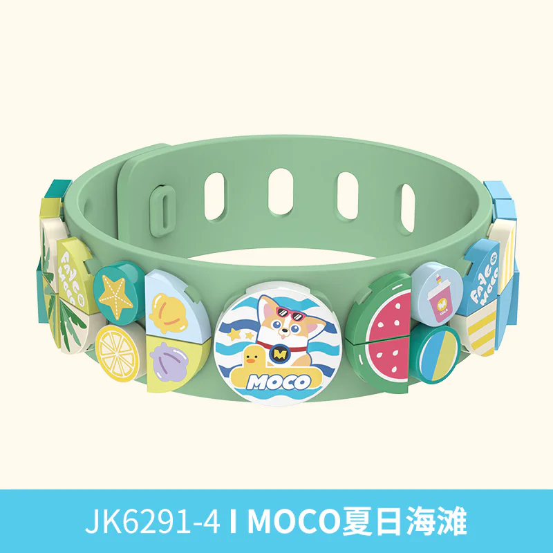 JAKIX MOCO JOINT HAND RING 4 SWEET AND COOL MOCO BIRTHDAY PARTY, SPACE MOCO, MOCO SUMMER BEACH 佳奇积木 JAKI JK6291-2 image 4