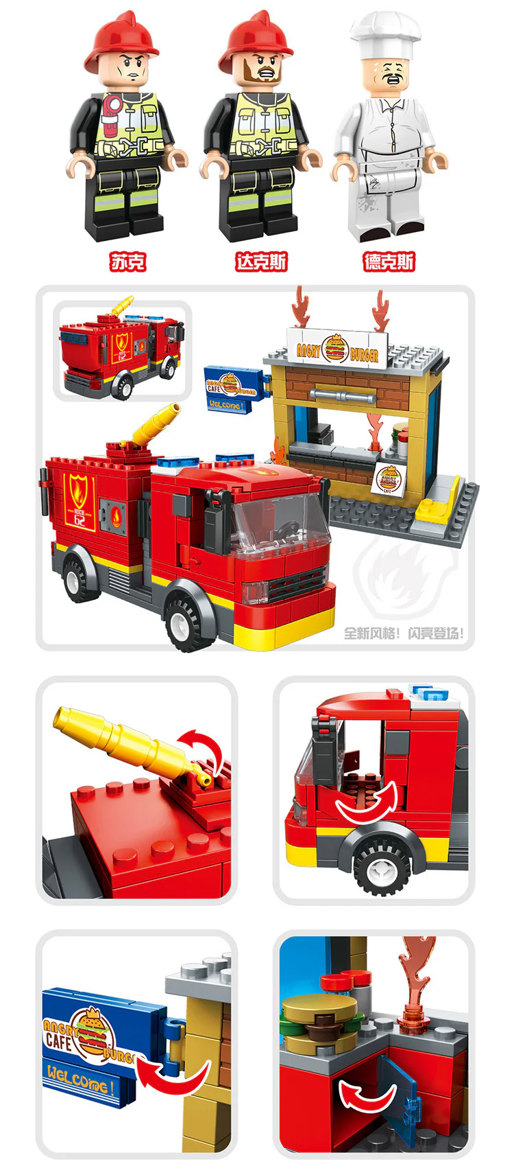 Rescue forces: Hamburg Fire Support 恒泰HENGTAI 6207 image 1