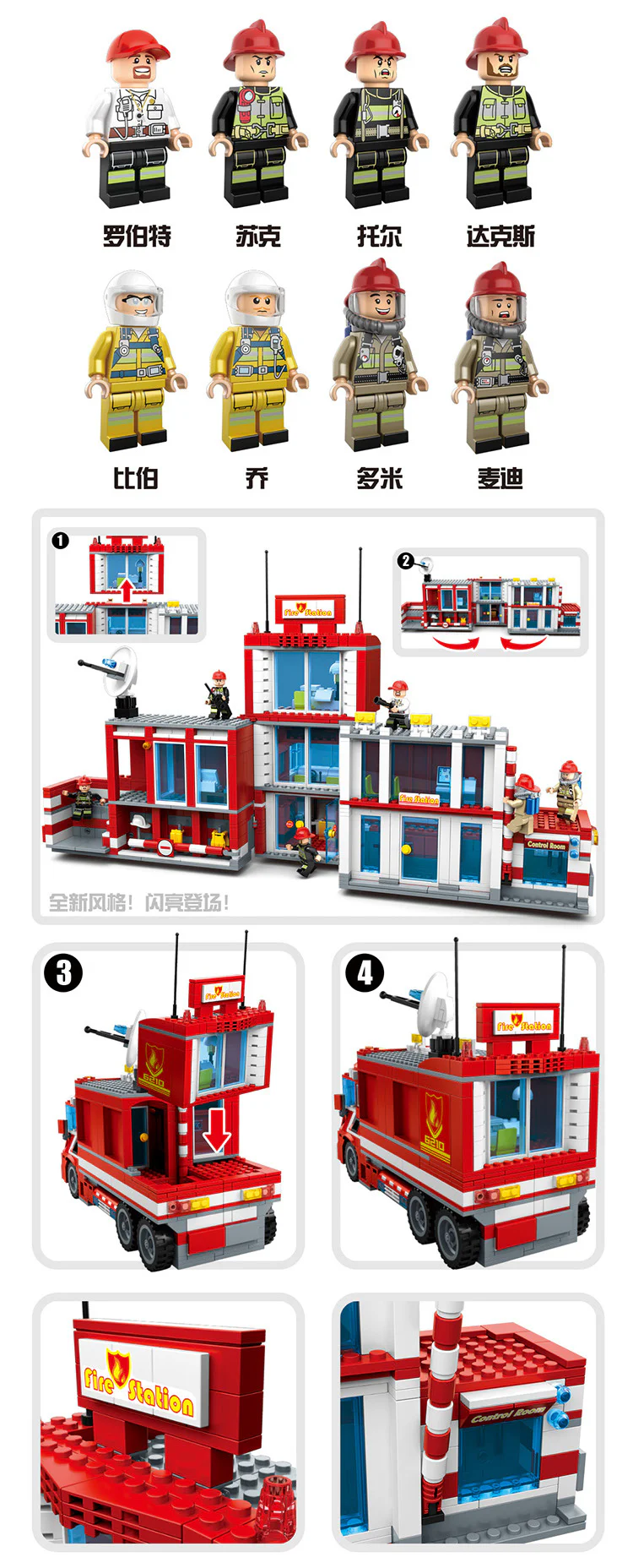 Rescue forces: mobile fire headquarters 恒泰HENGTAI 6210 image 1