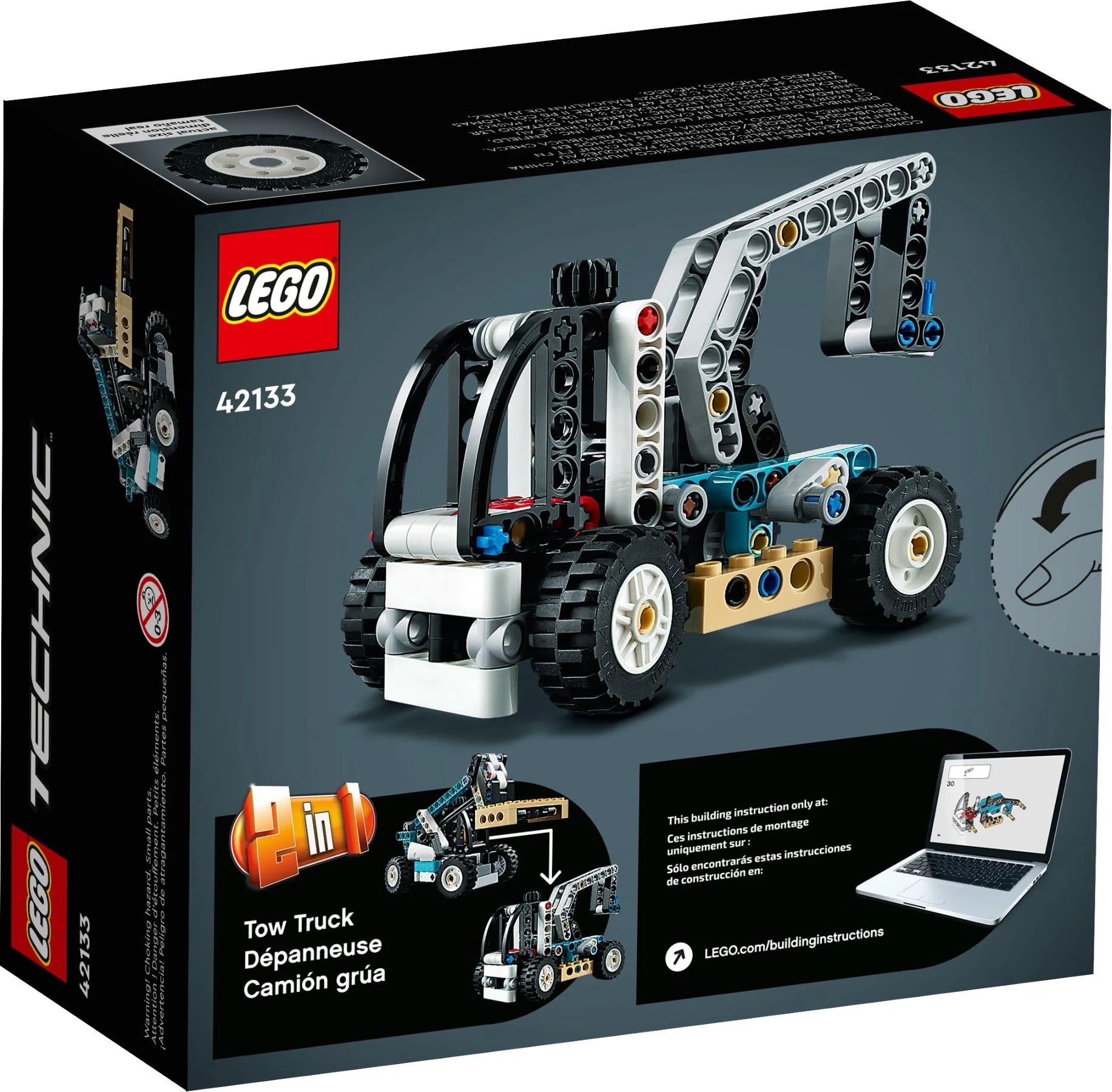 Truck, scalding arm forklift 乐高 LEGO 42133 image 1