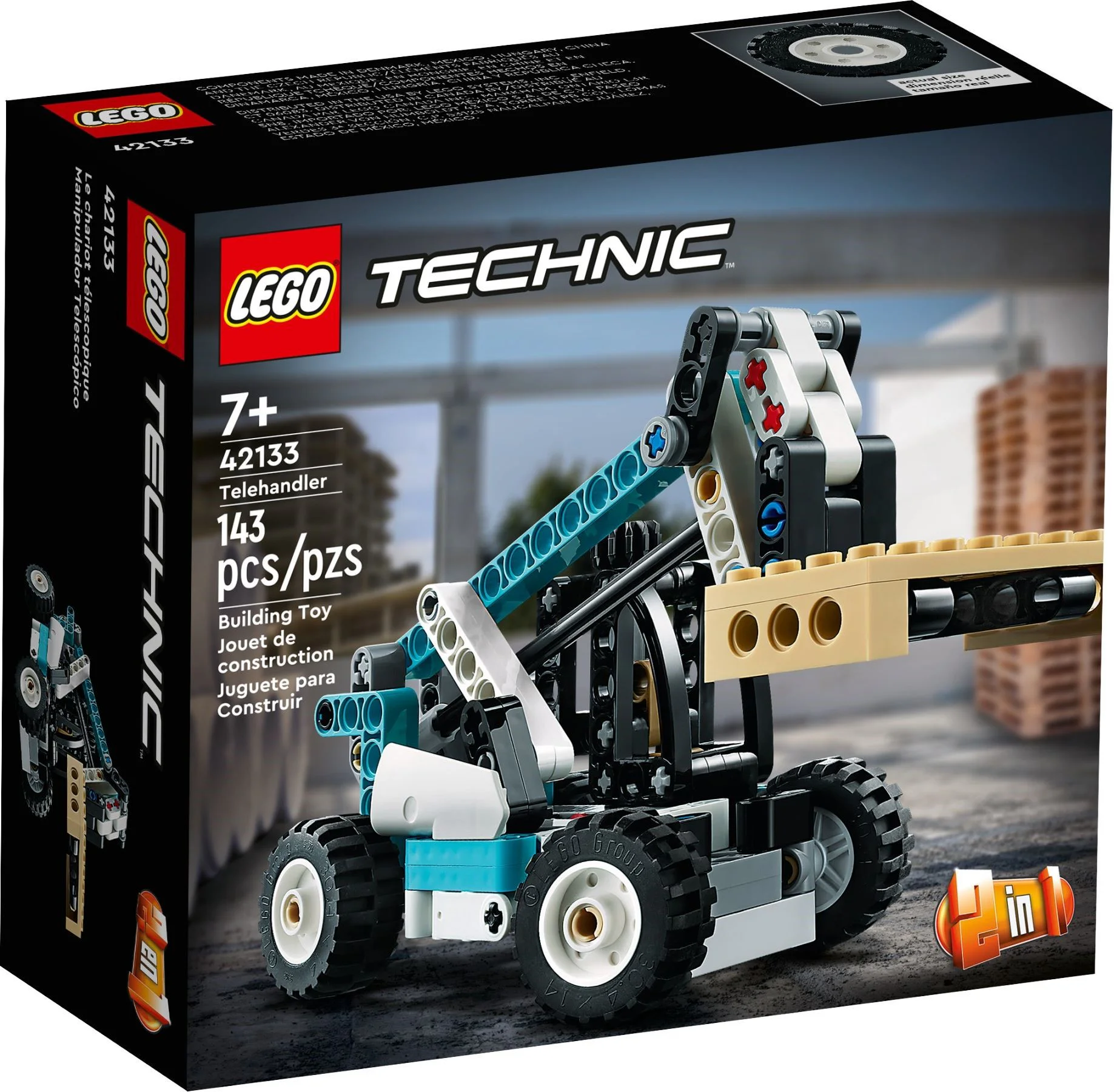 Truck, scalding arm forklift 乐高 LEGO 42133 image 2