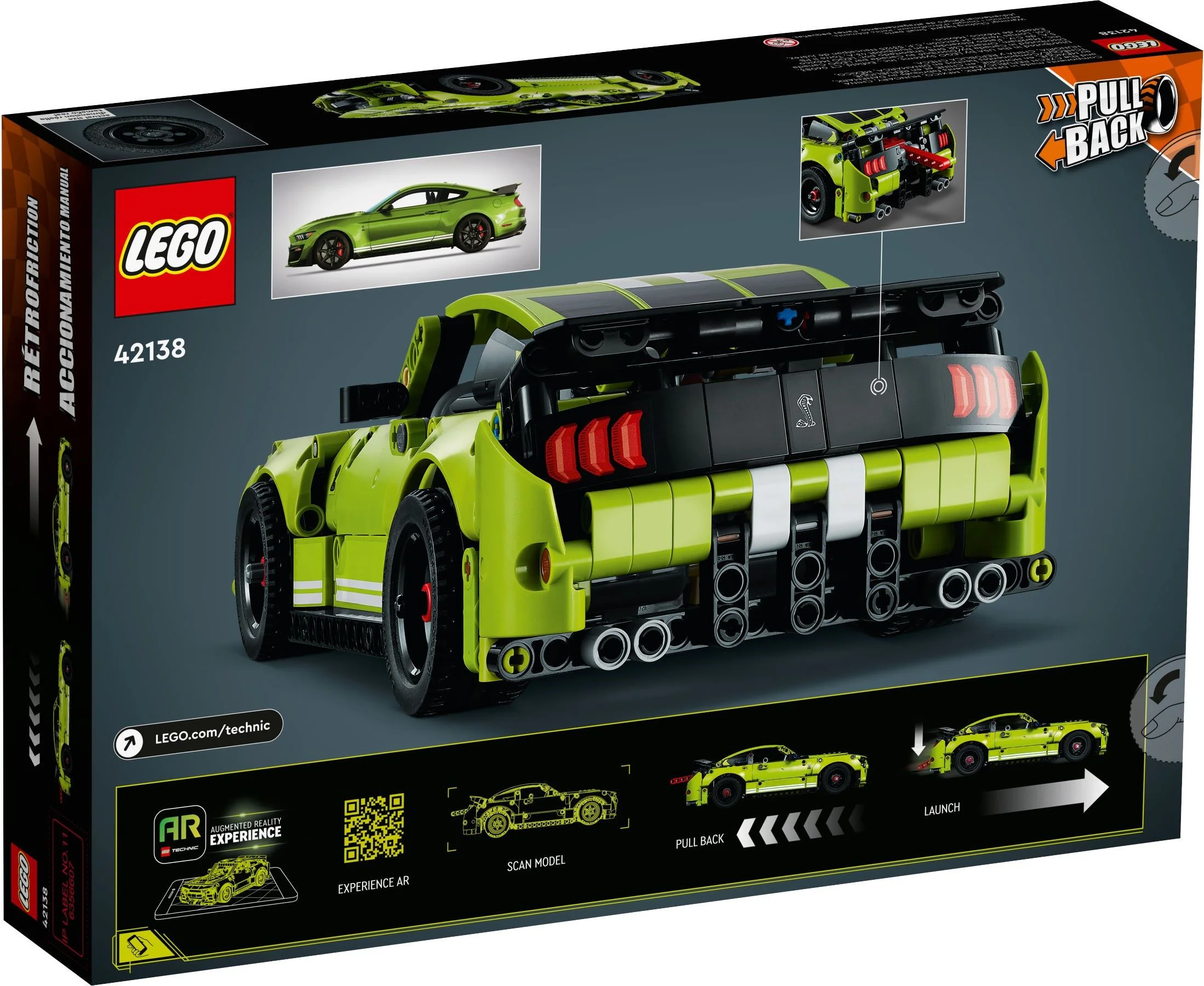 Ford, Mustang, Shelby GT500 乐高 LEGO 42138 image 5