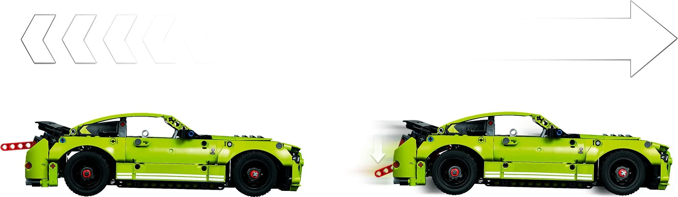 Ford, Mustang, Shelby GT500 乐高 LEGO 42138 image 6