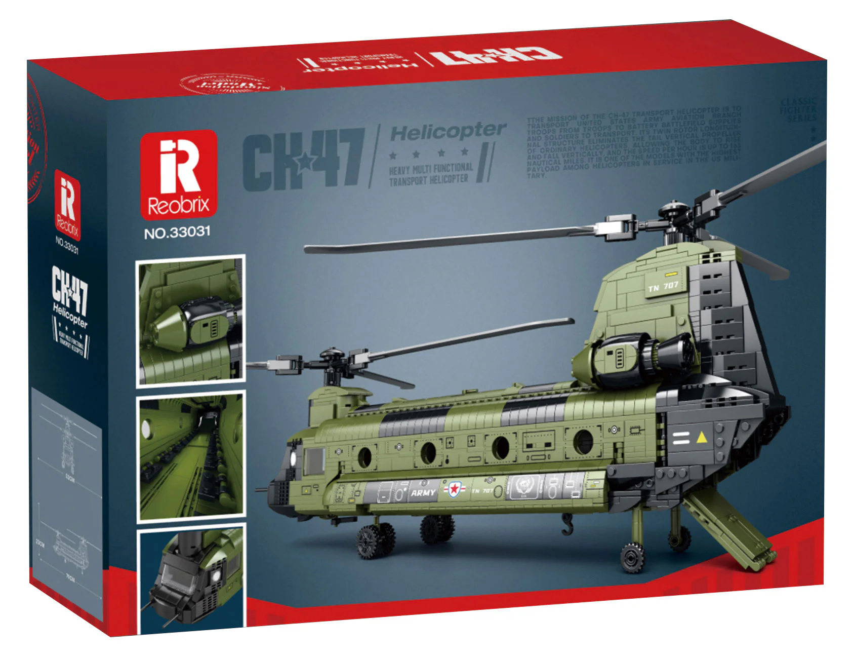 Boeing CH-47 Chinook Medium-Lift Transport Helicopter 聚航科技 88017 image 4