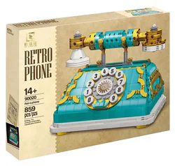 Old-fashioned telephone machine