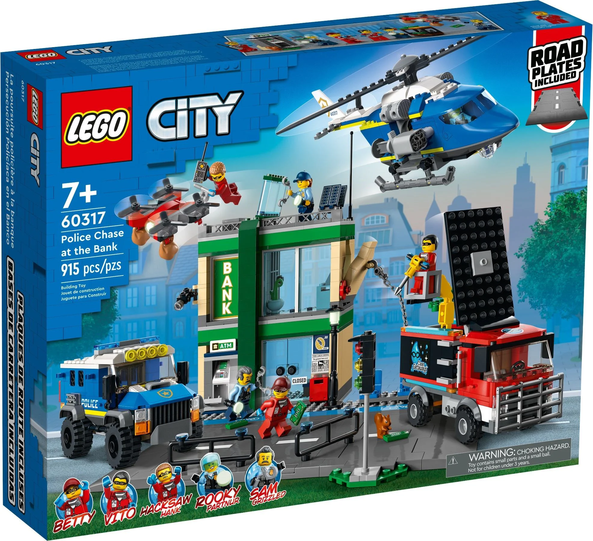 The police bank is after him 乐高 LEGO 60317 image 1