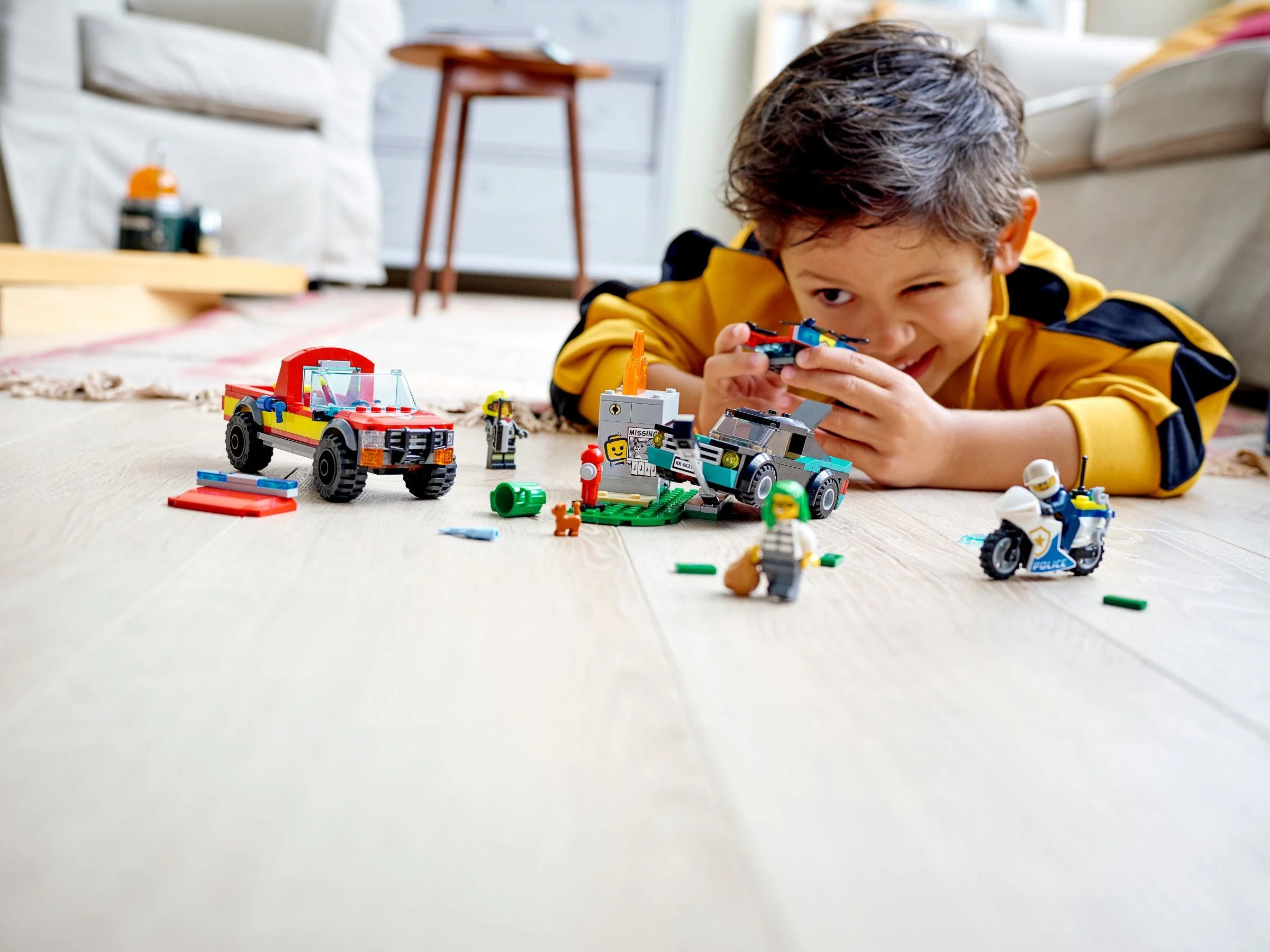 Fire department and police chase 乐高 LEGO 60319 image 1