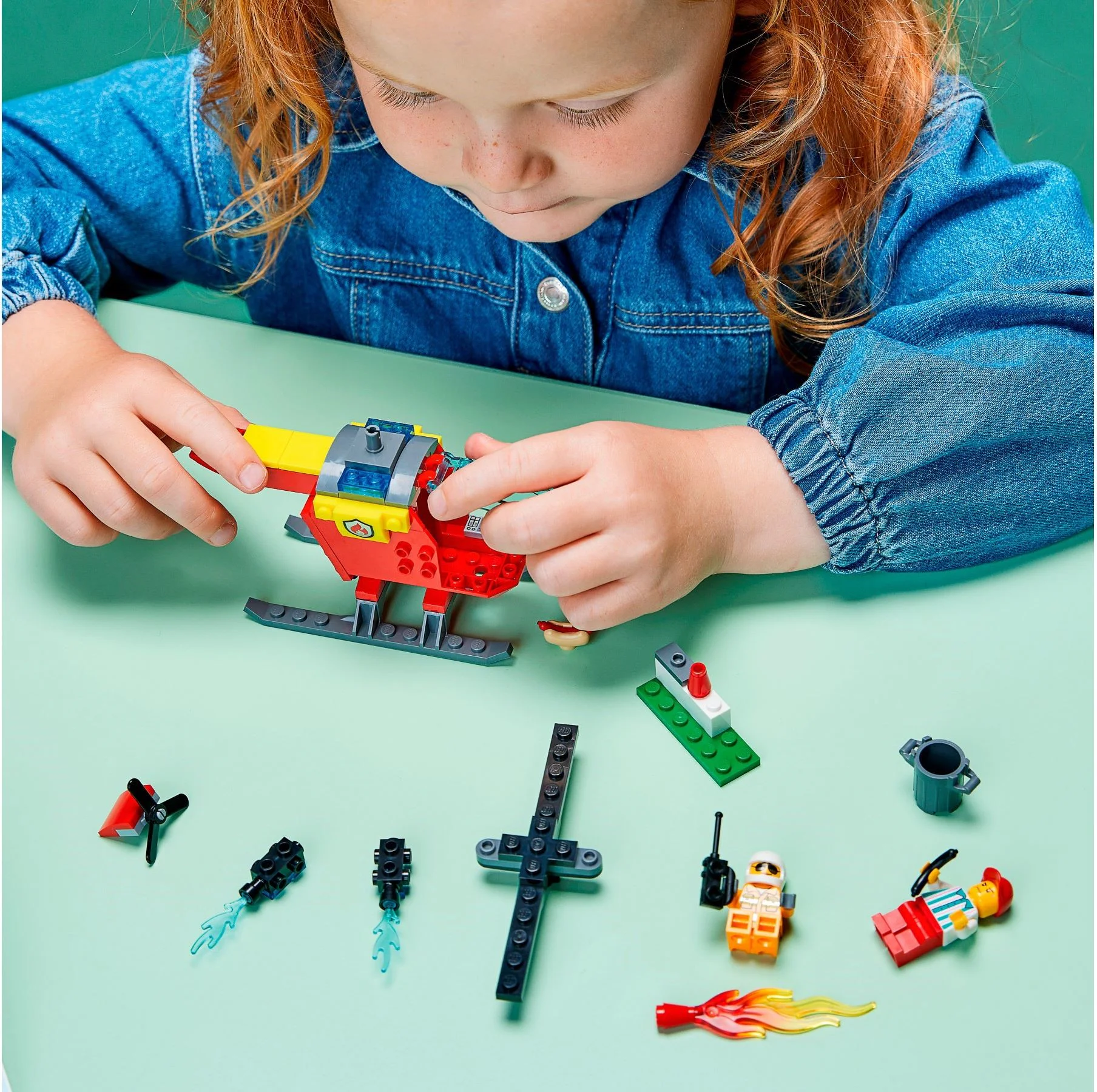 Fire helicopters 乐高 LEGO 60318 image 5