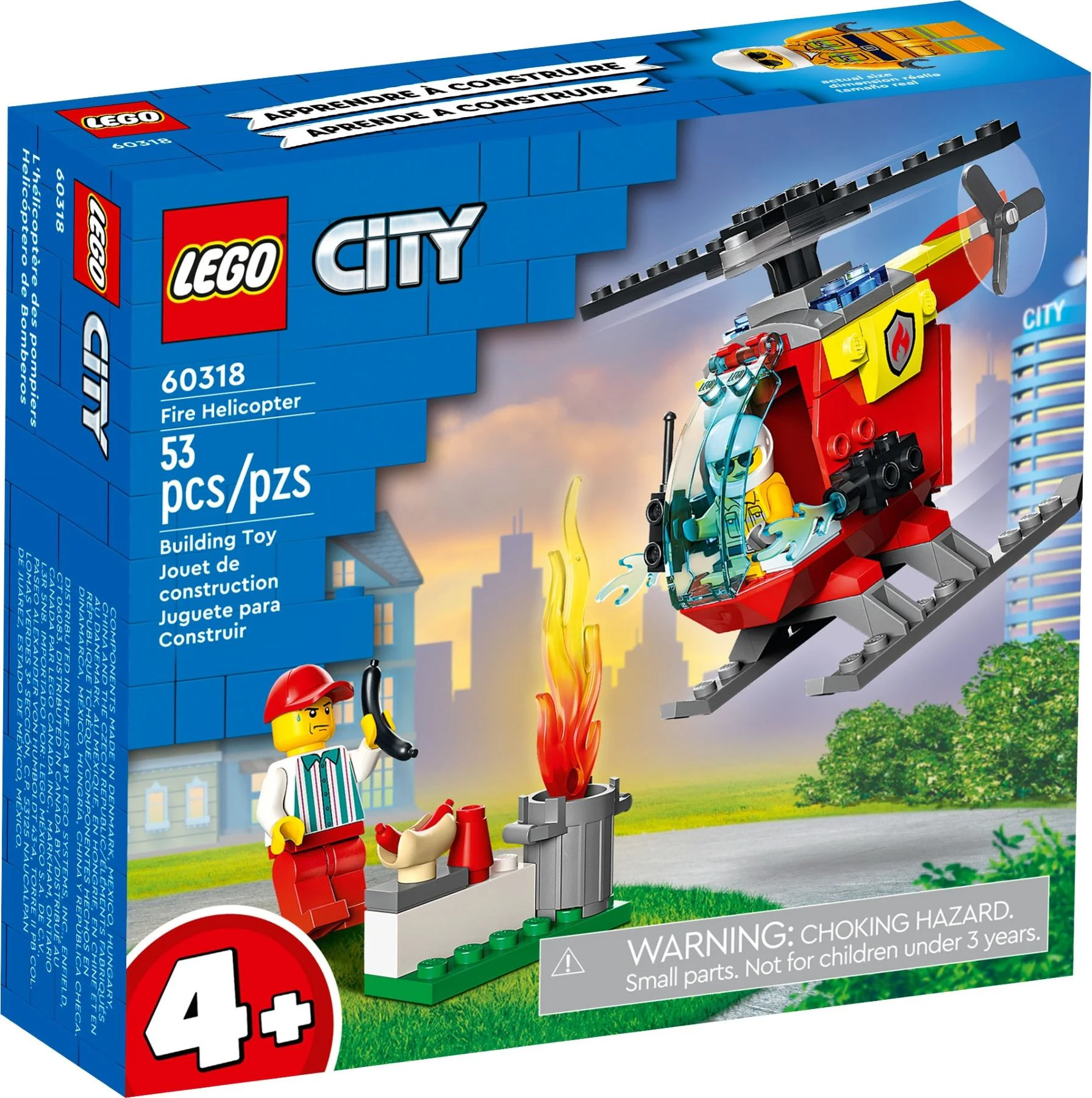 Fire helicopters 乐高 LEGO 60318 image 6