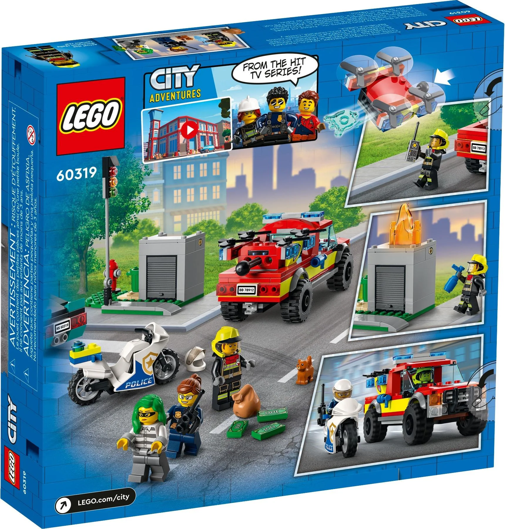 Fire department and police chase 乐高 LEGO 60319 image 7