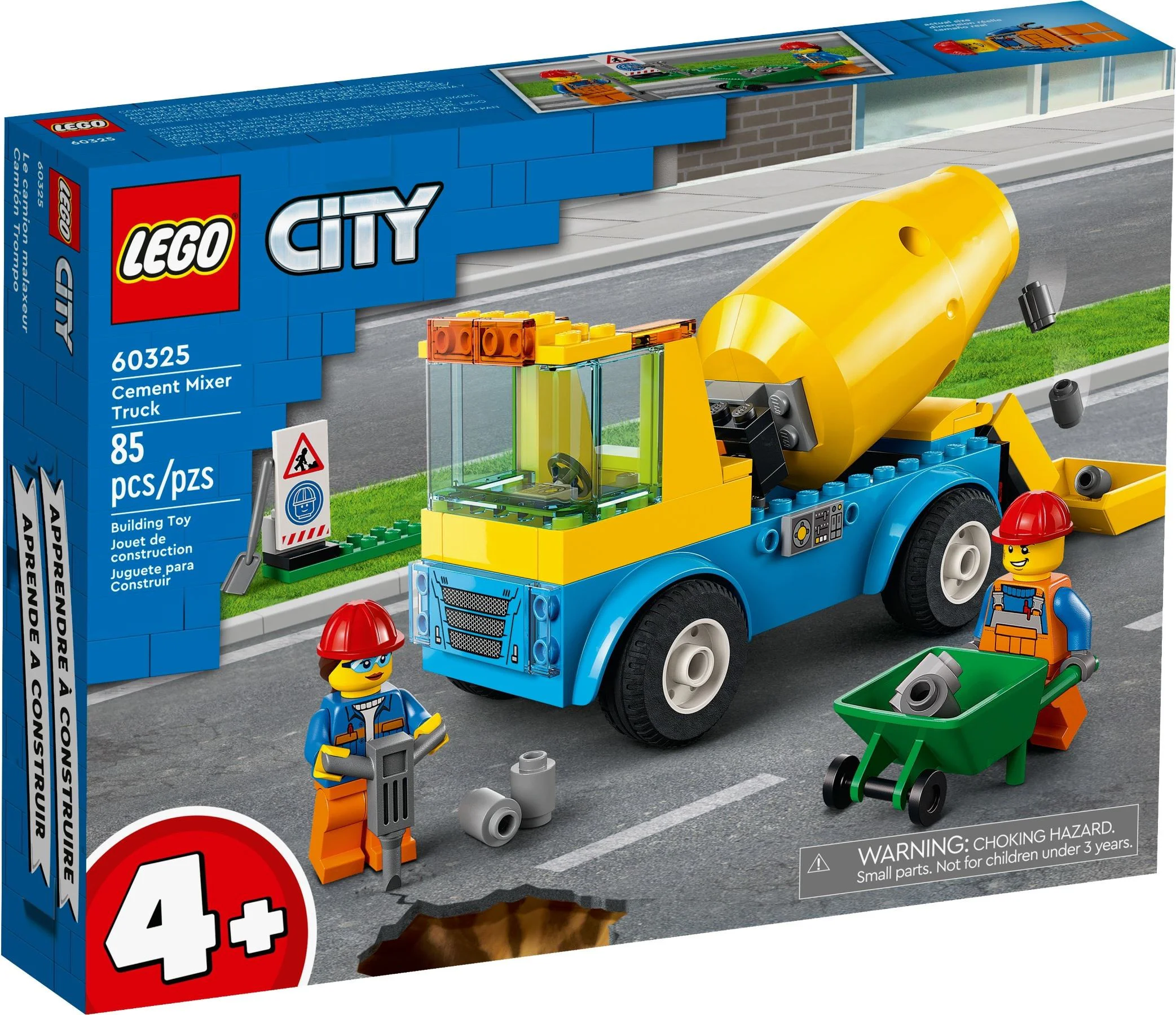 Cement mixer 乐高 LEGO 60325 image 1