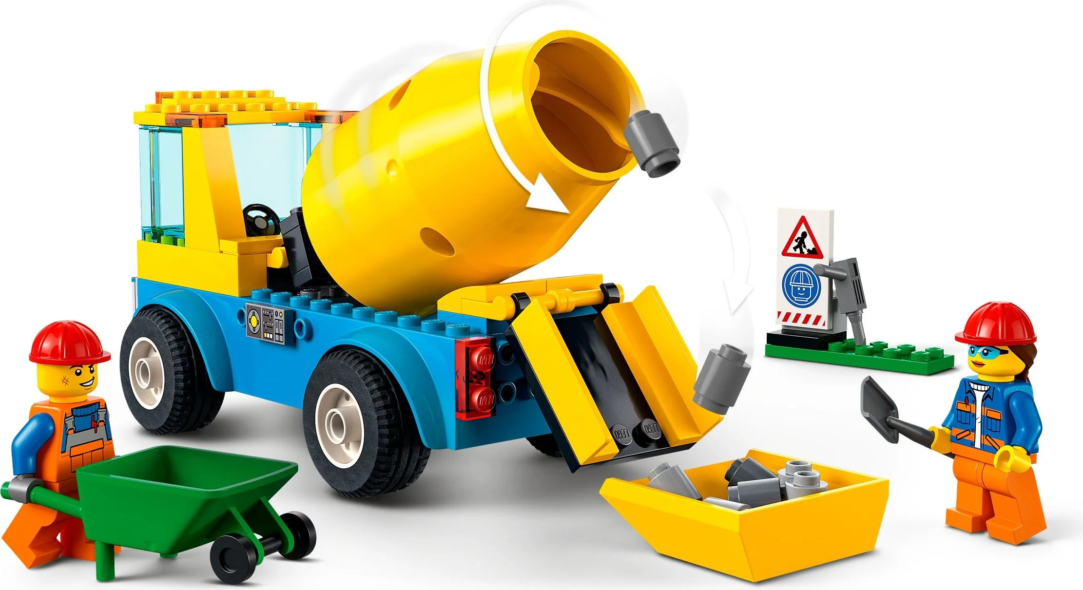 Cement mixer 乐高 LEGO 60325 image 3
