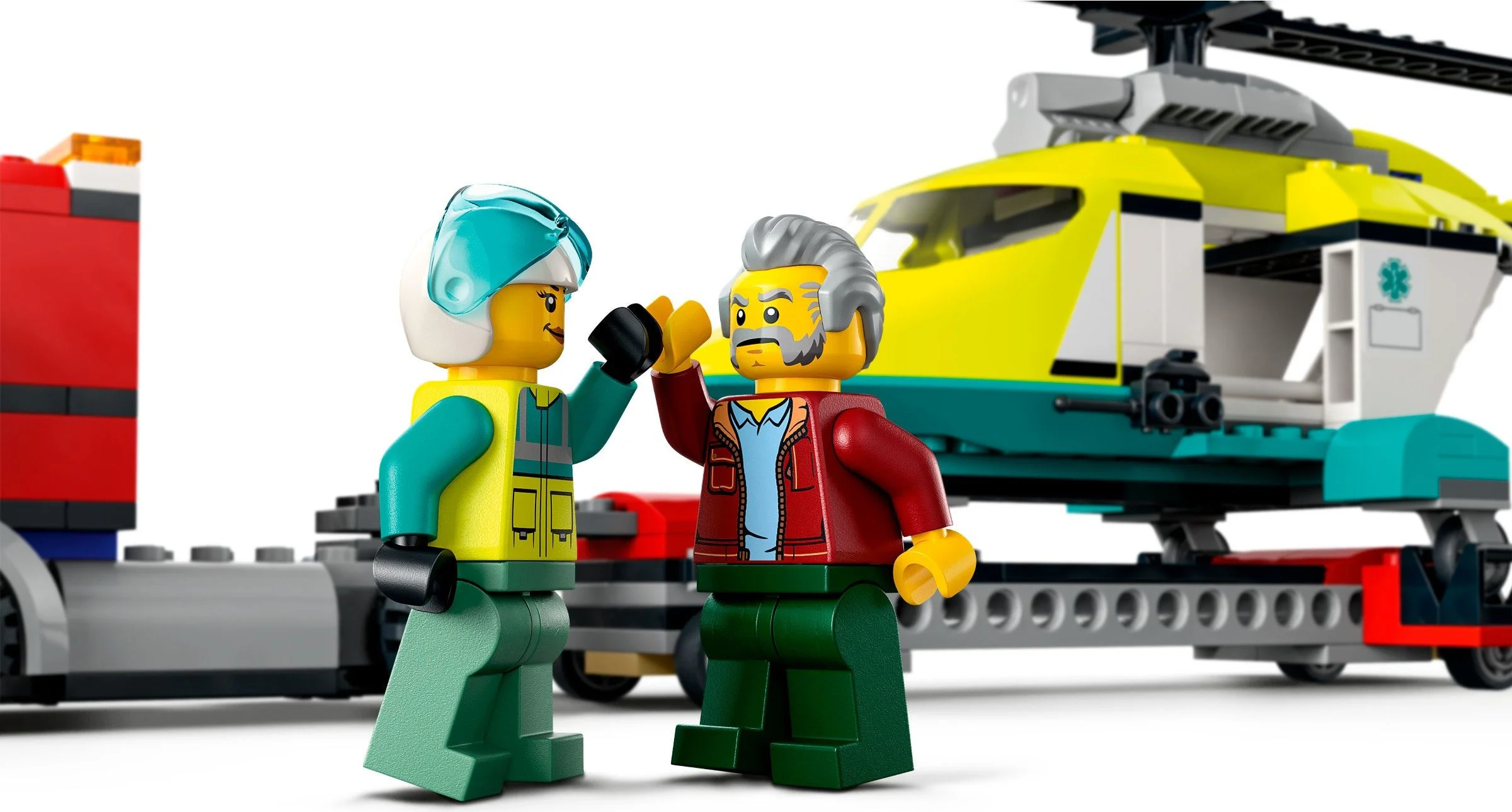 Truck, rescue helicopter 乐高 LEGO 60343 image 4