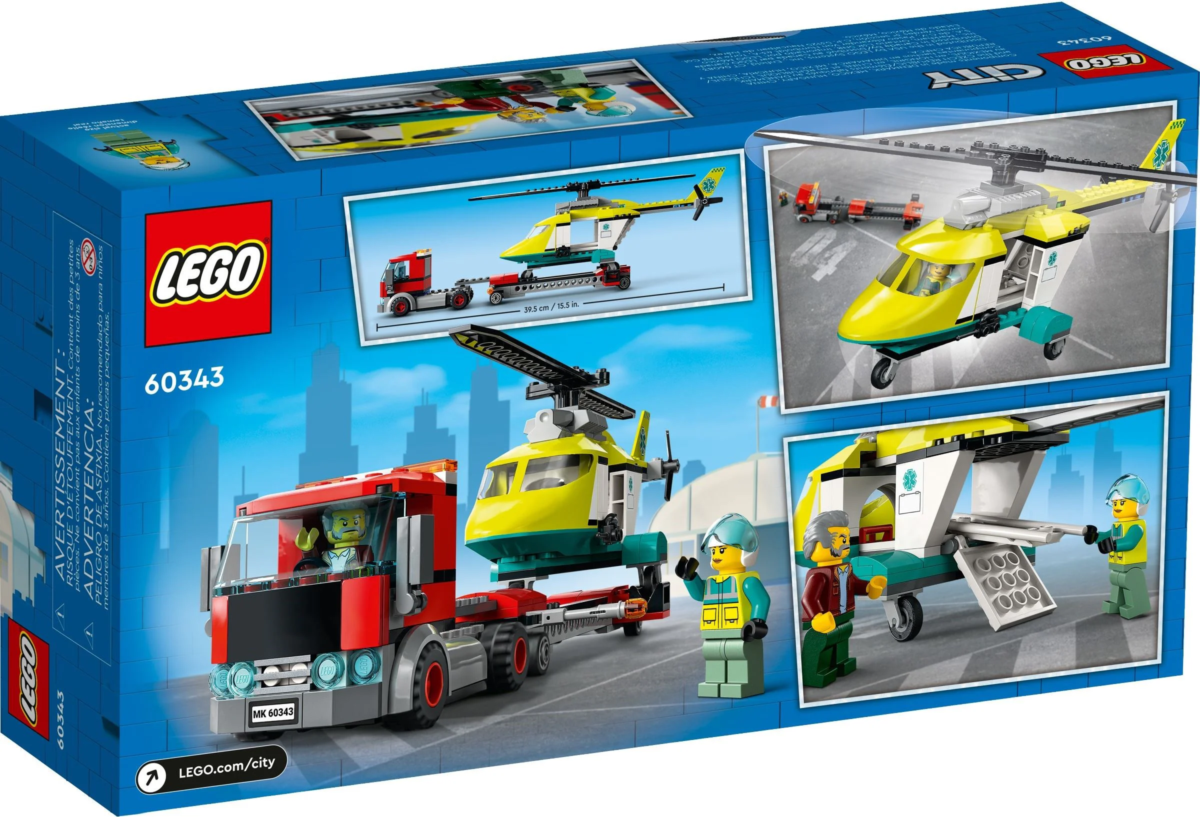 Truck, rescue helicopter 乐高 LEGO 60343 image 6
