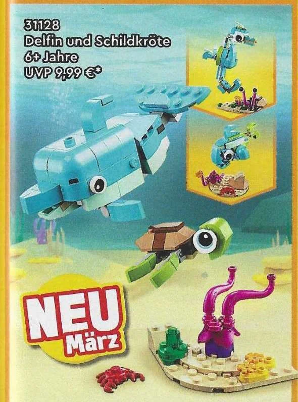 Dolphins and turtles 乐高 LEGO 31128 image 1