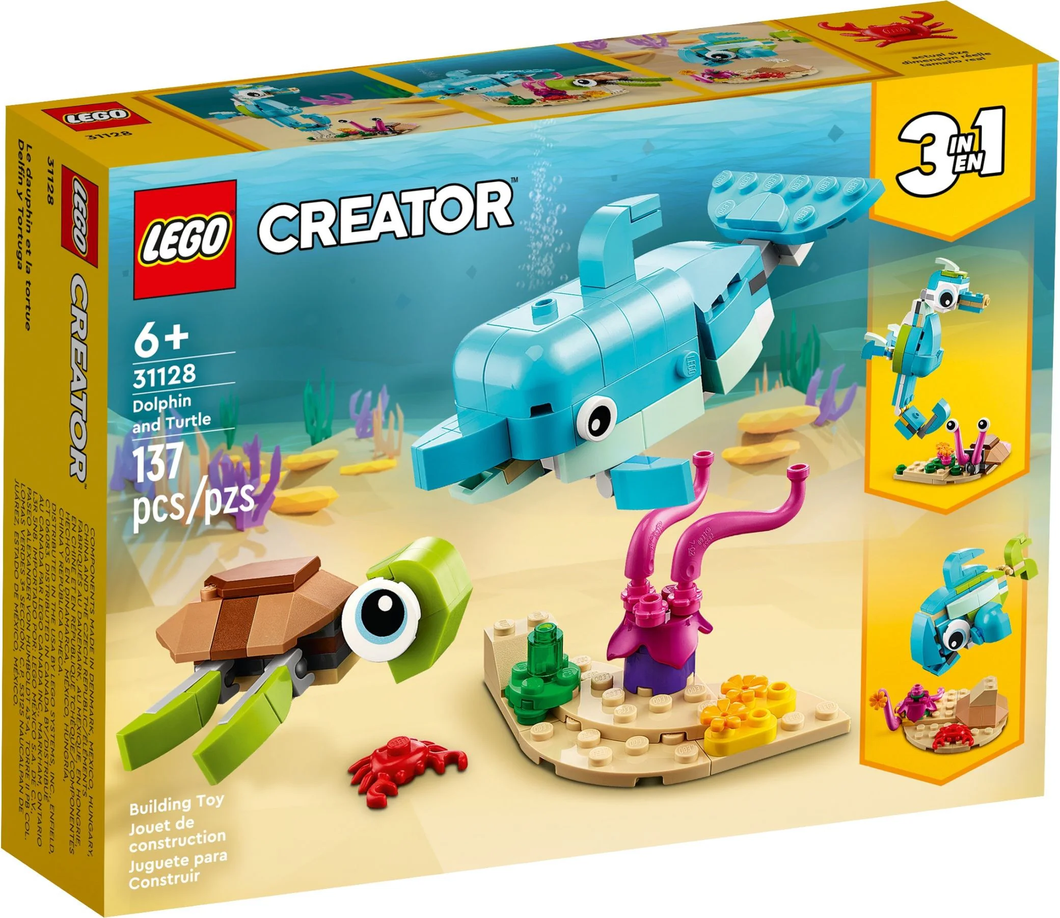 Dolphins and turtles 乐高 LEGO 31128 image 4