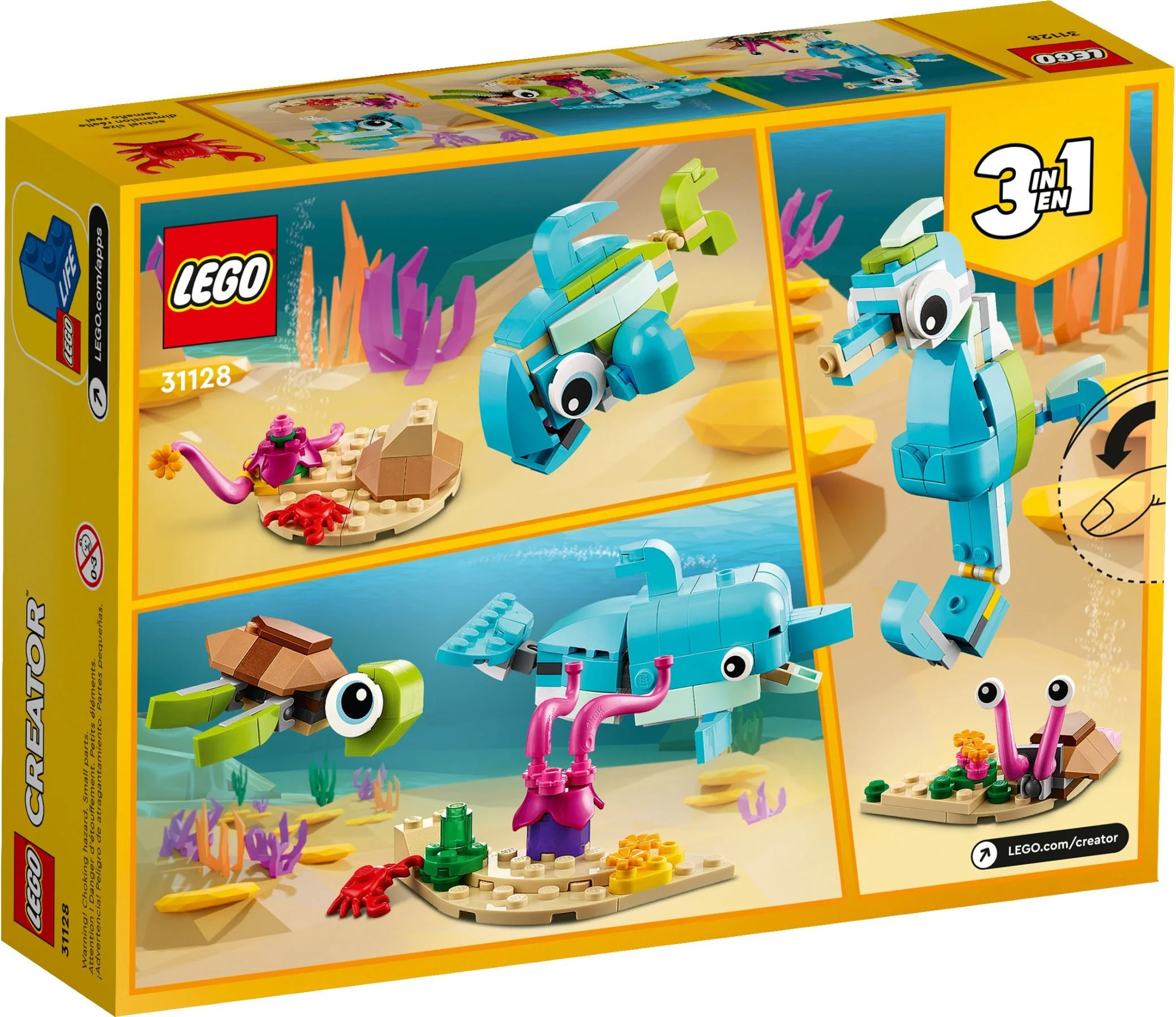 Dolphins and turtles 乐高 LEGO 31128 image 7
