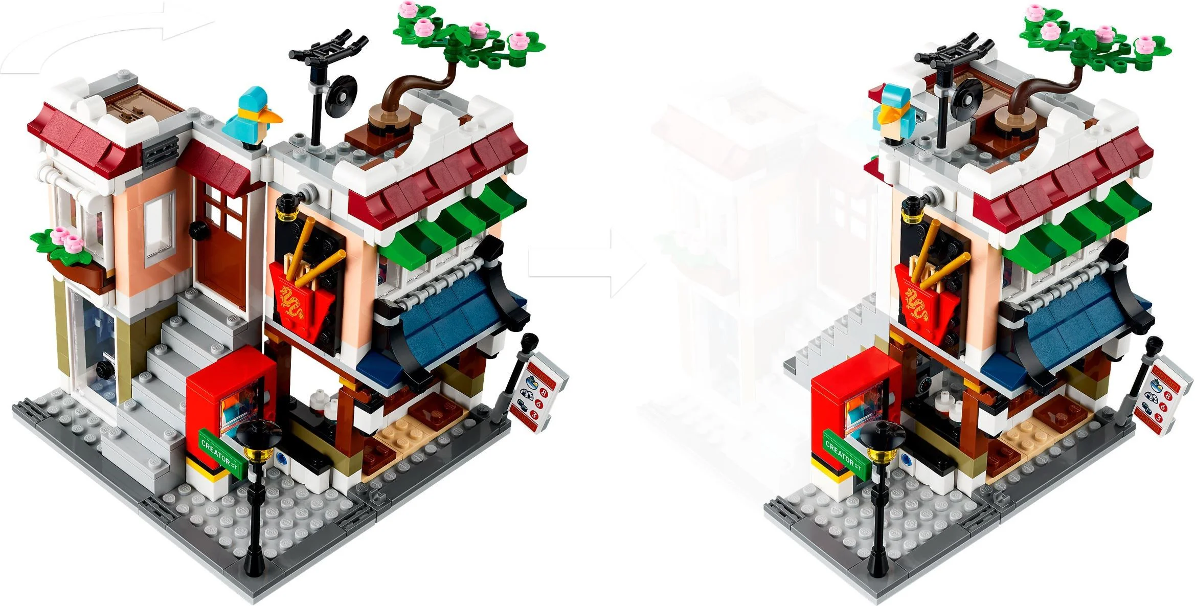 The downtown noodle shop 乐高 LEGO 31131 image 9