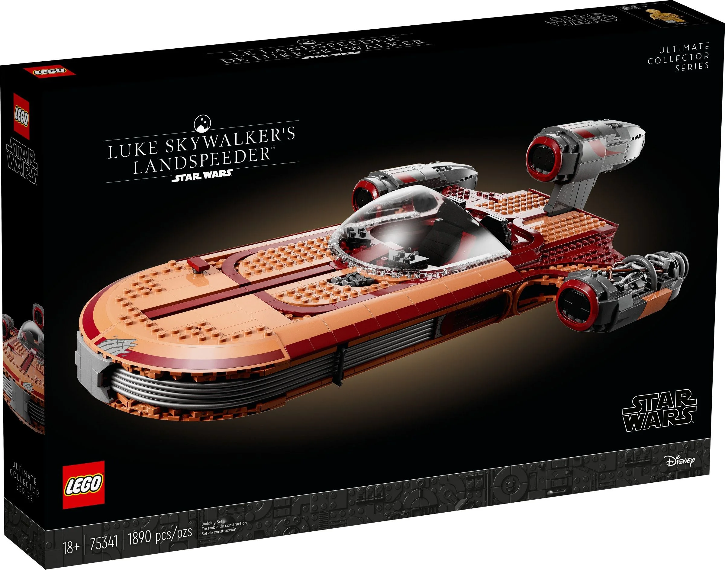Luke's Land Speeder from Luke Skywalker's land speeder. 乐高 LEGO 75341 image 1