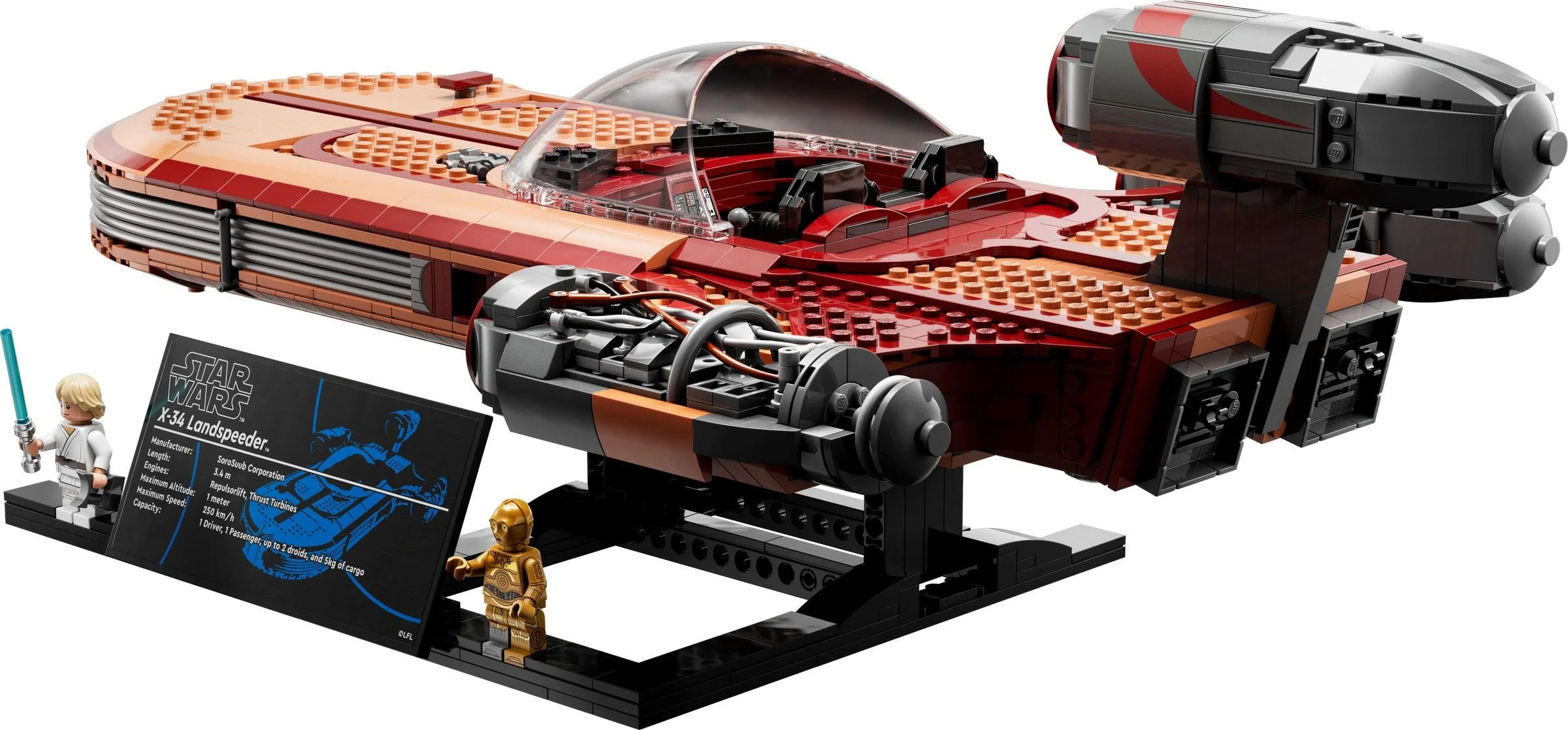 Luke's Land Speeder from Luke Skywalker's land speeder. 乐高 LEGO 75341 image 3