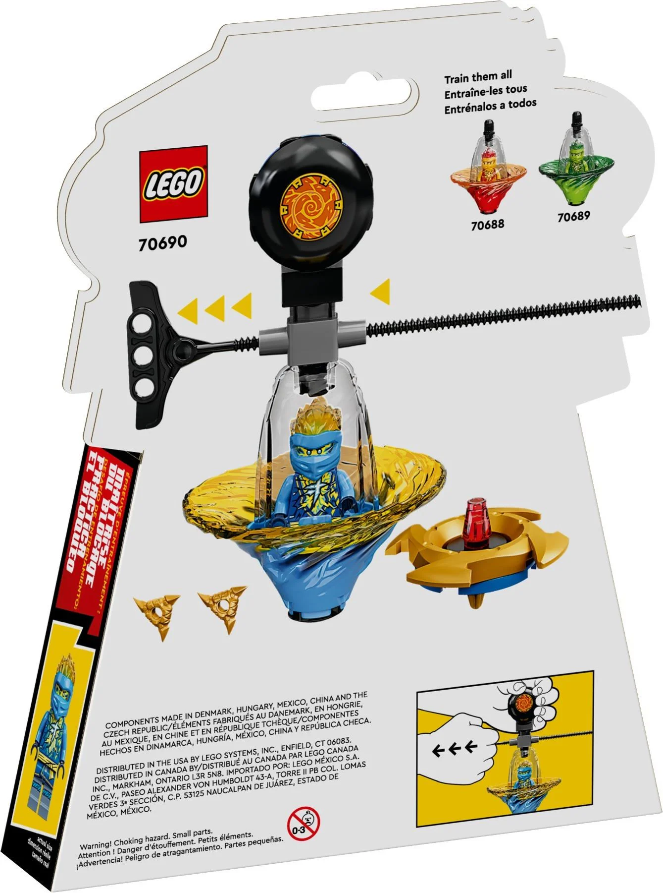 Jay's cyclone ninja training 乐高 LEGO 70690 image 2