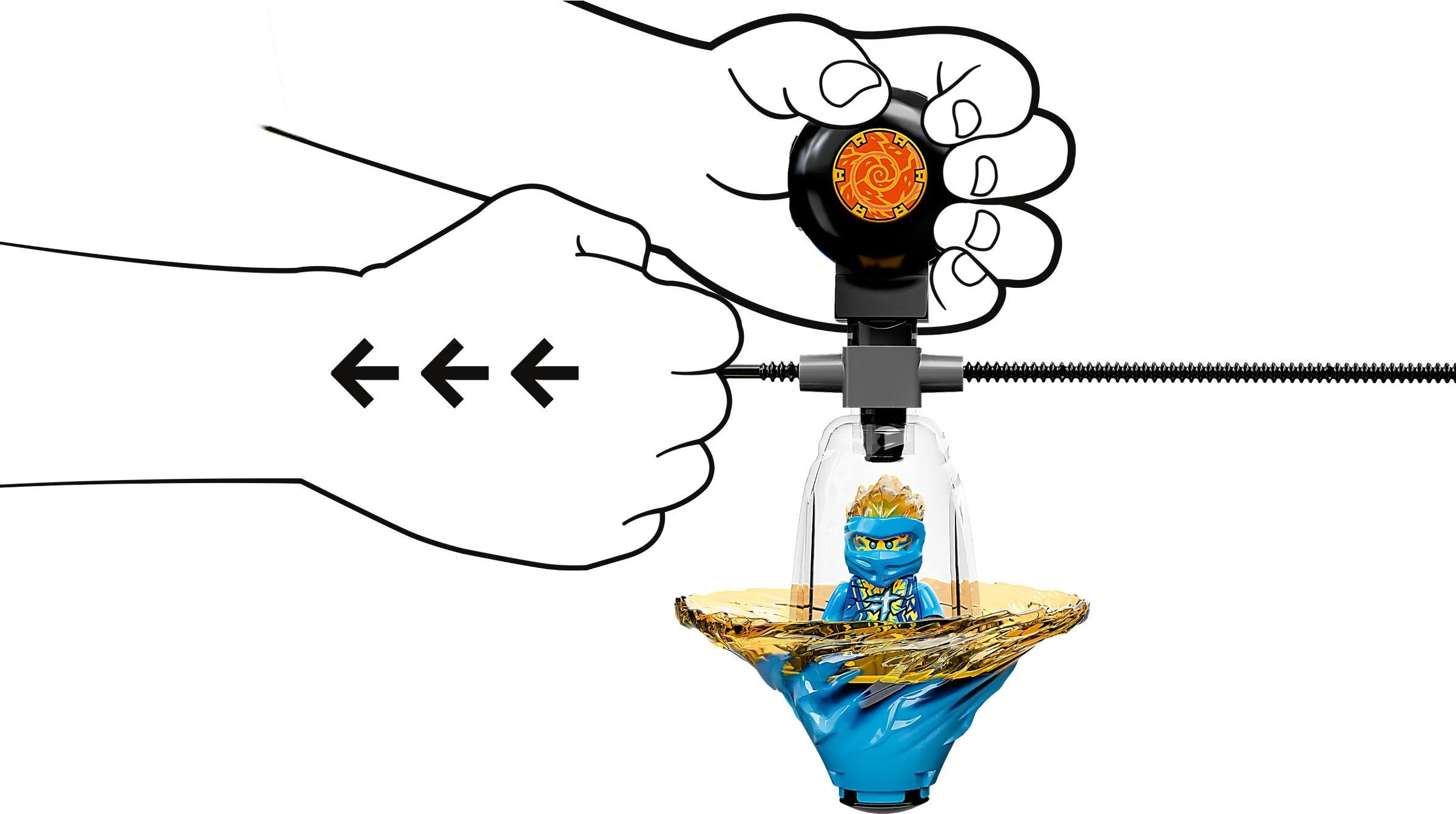 Jay's cyclone ninja training 乐高 LEGO 70690 image 5